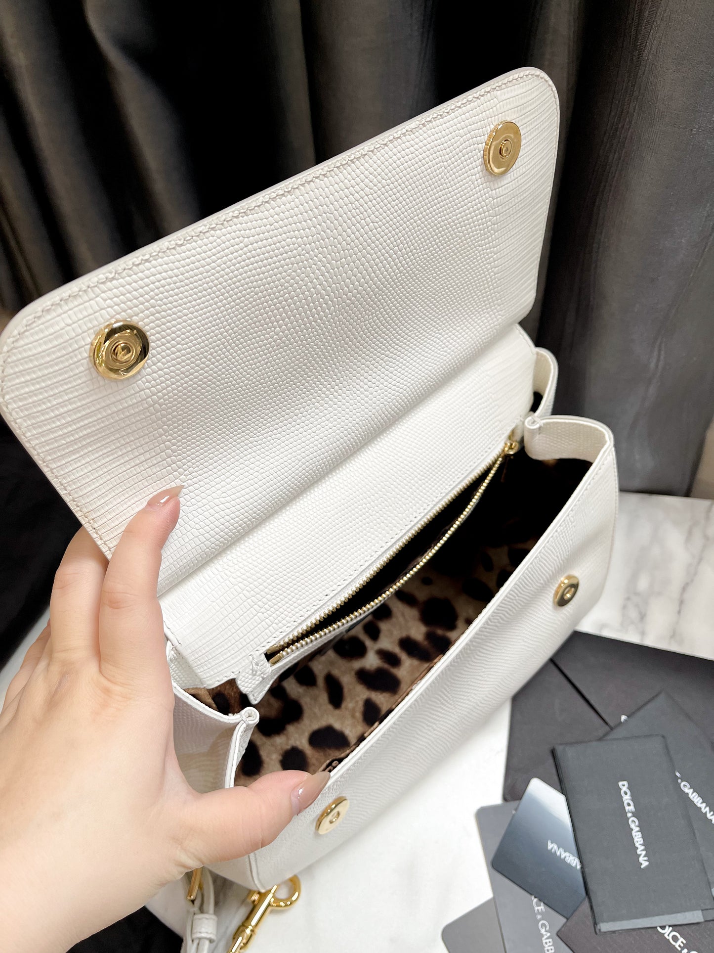 Handbag DG Trắng New