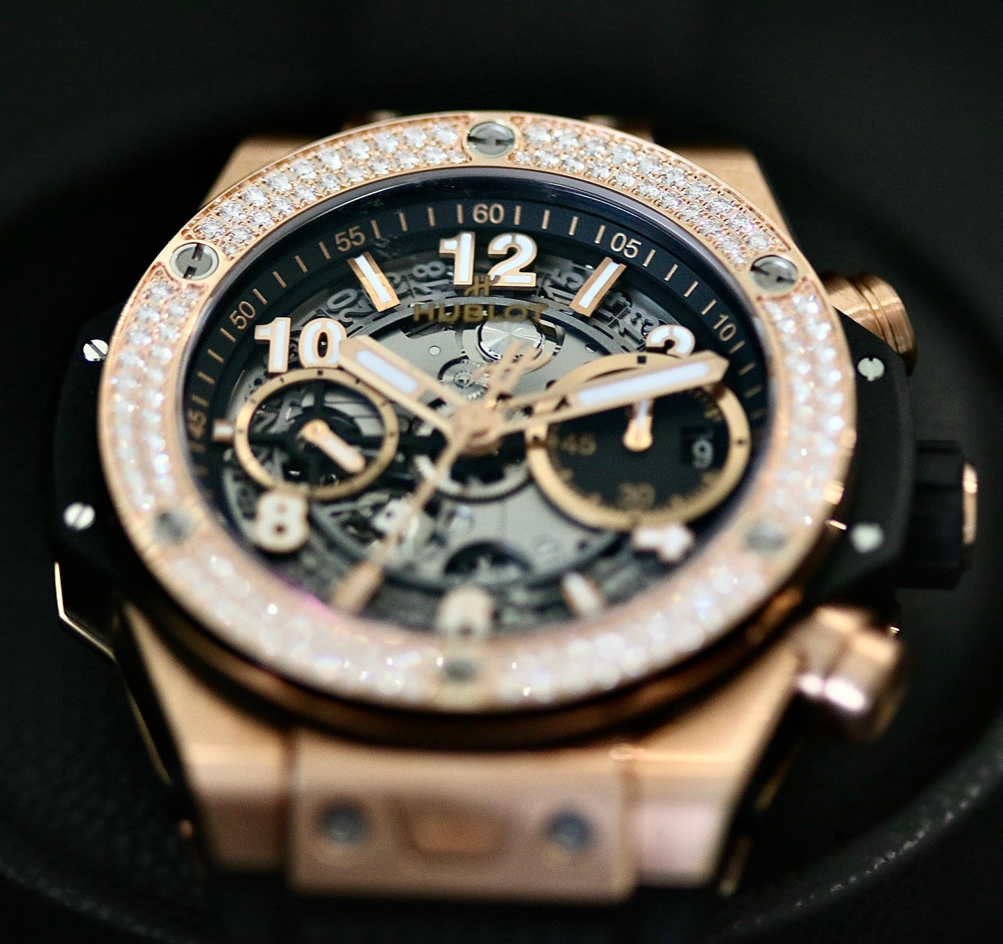 Đồng Hồ Hublot Unico KingGold Skeleton