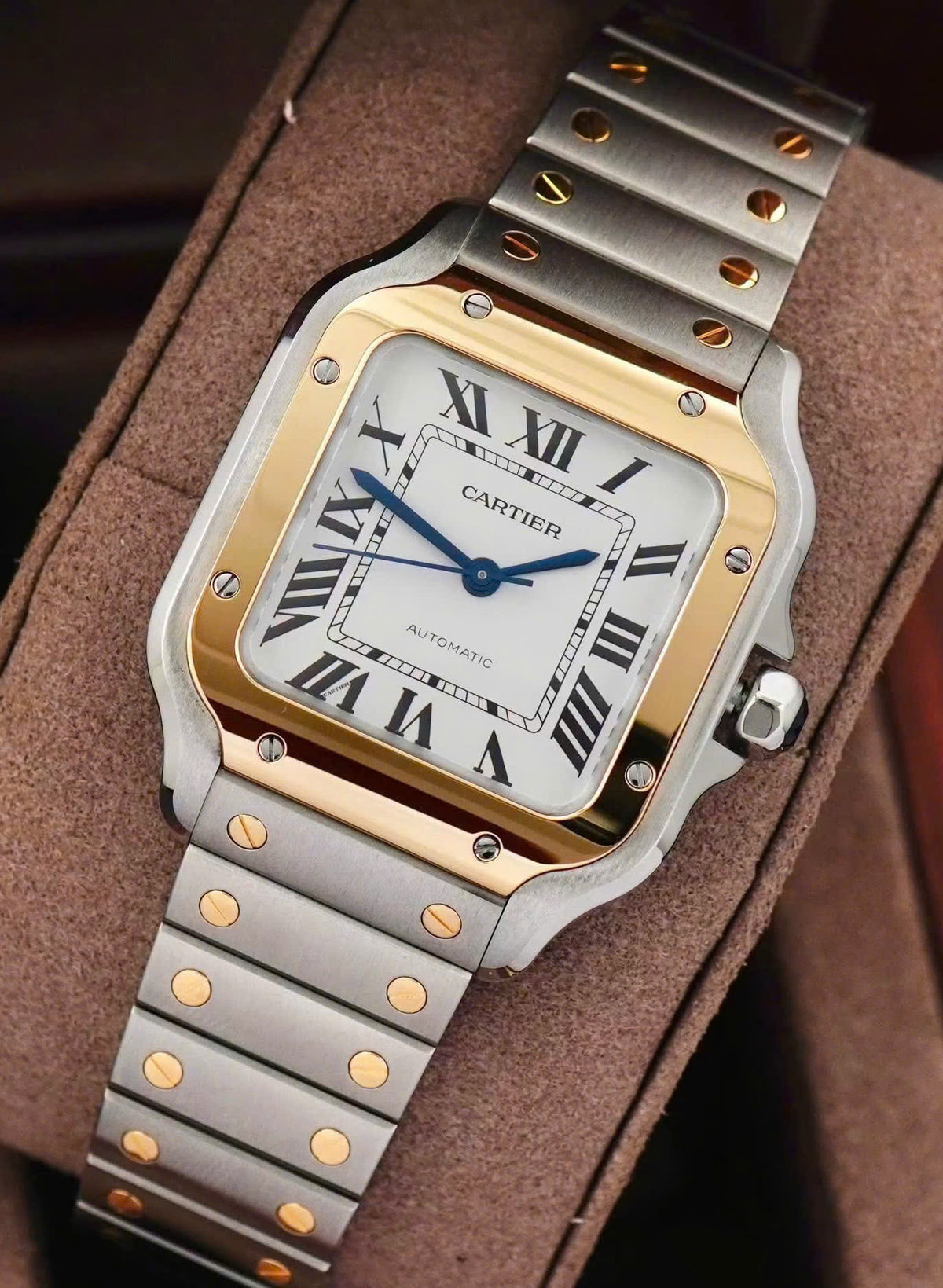 Cartier Santos W2SA0016 Demi Yellow Gold