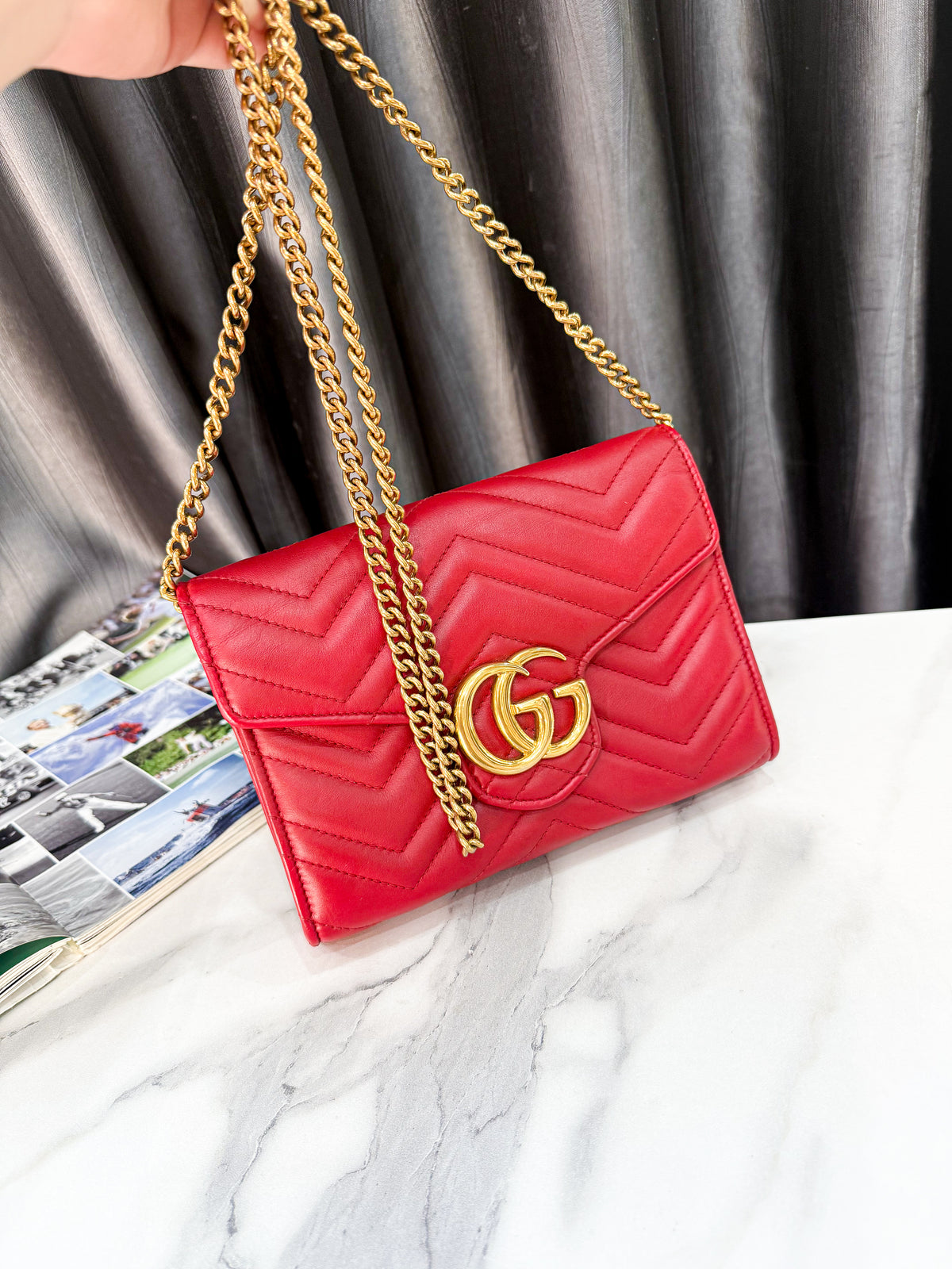 A A Gucci Marmont Crossbody TV163