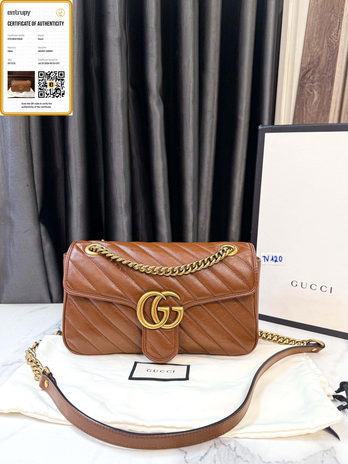 A A Gucci Marmont 26 TV120