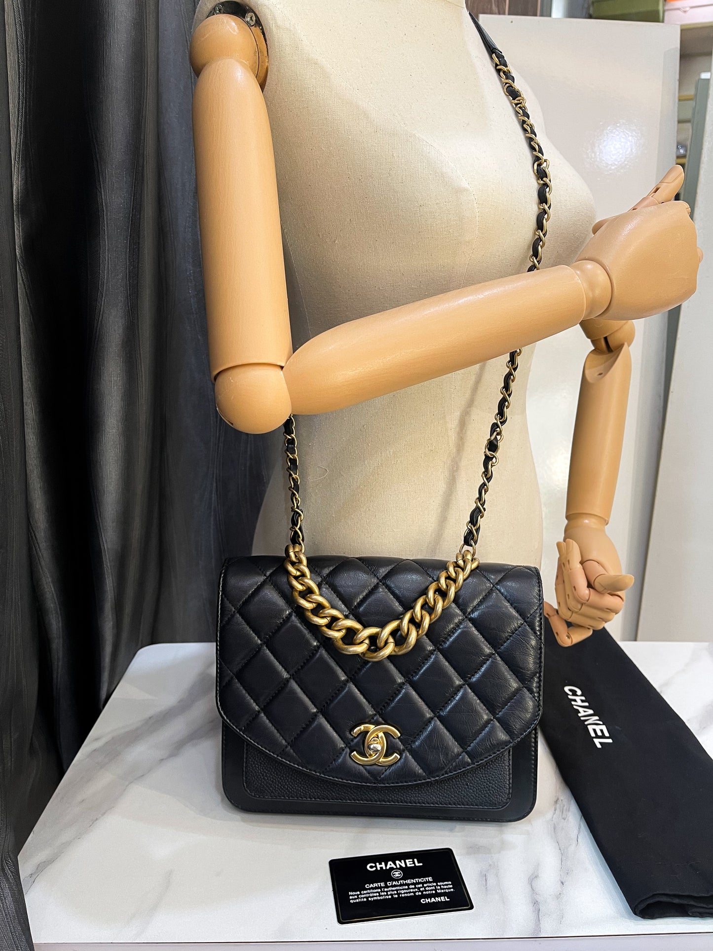 Chanel Chain Handle Flap Bag