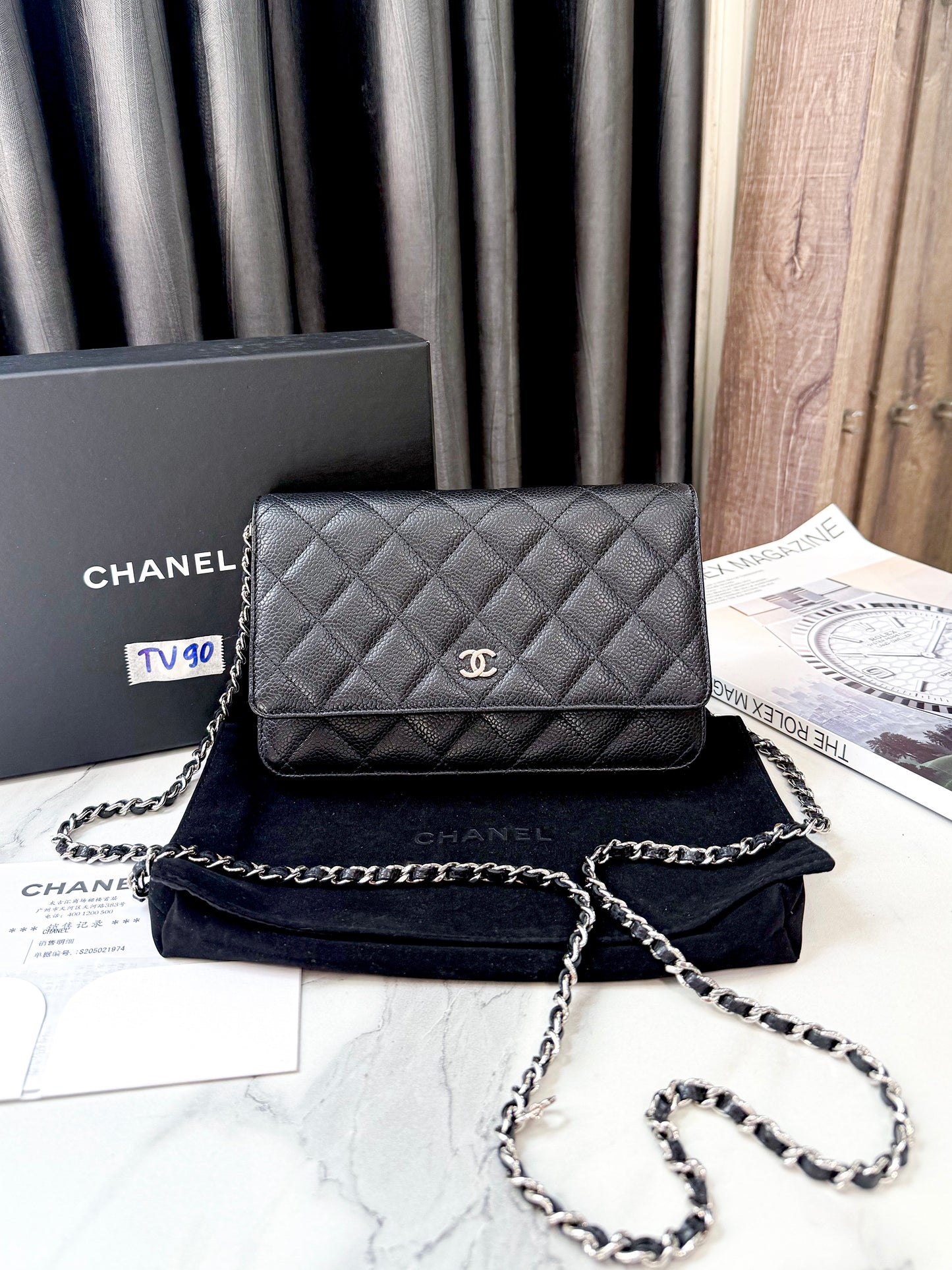 A A Chanel Woc Caviar TV90