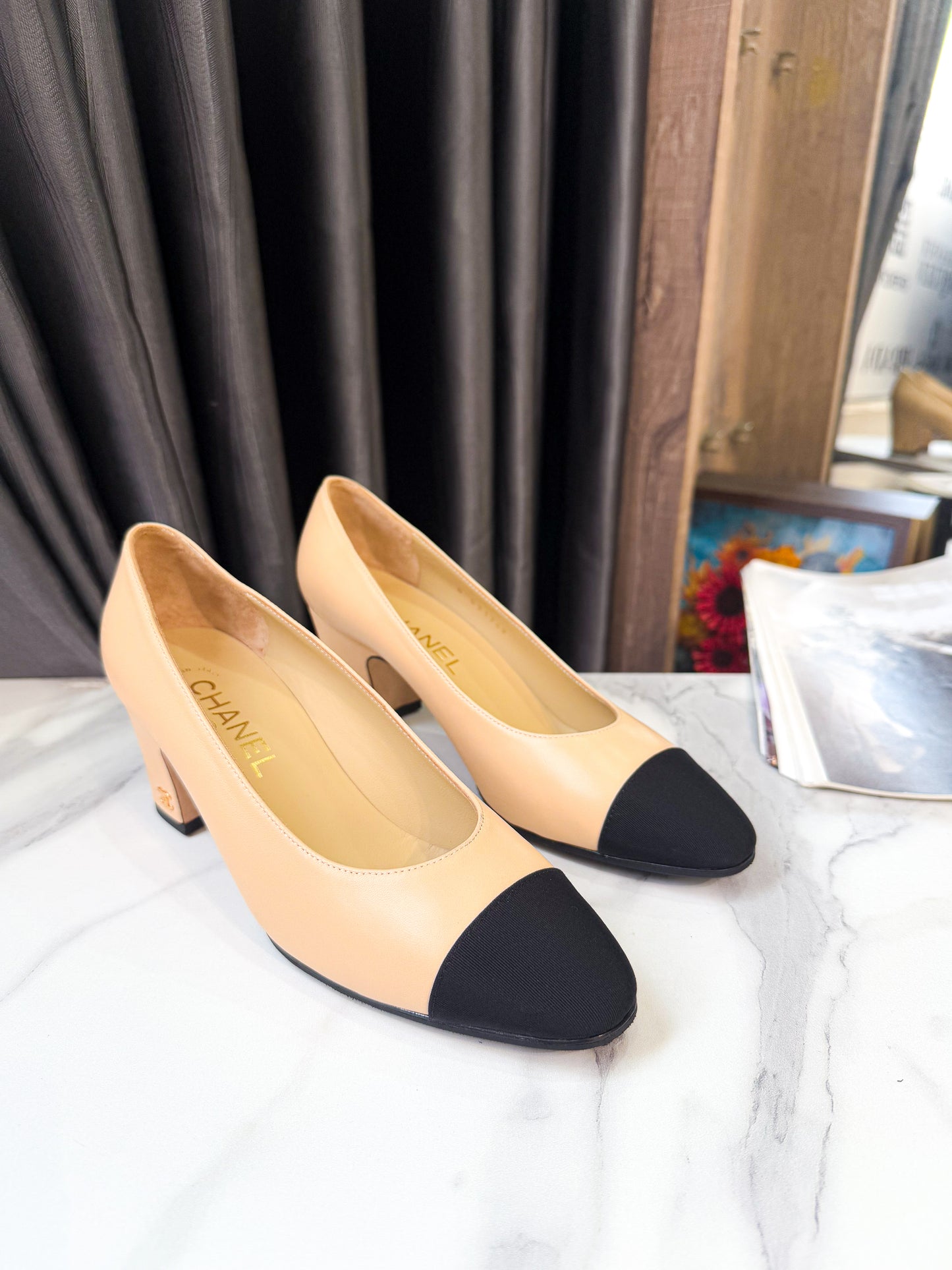 Giày Chanel Begie Size 37C