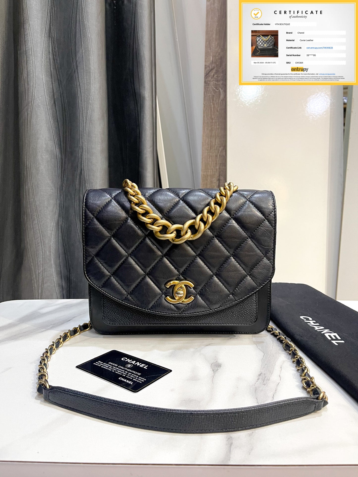 Chanel Chain Handle Flap Bag