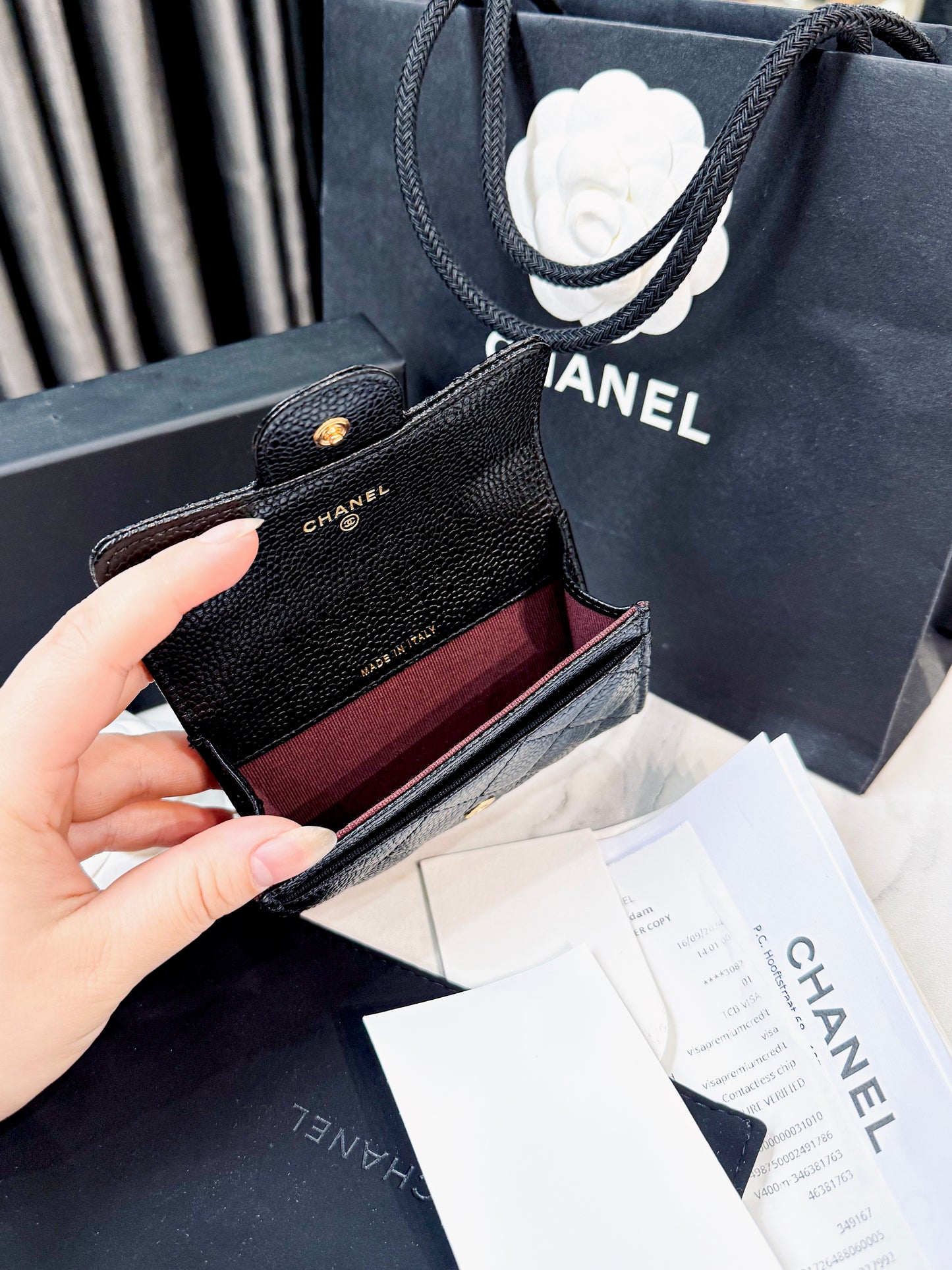 A Card Holder Chanel New