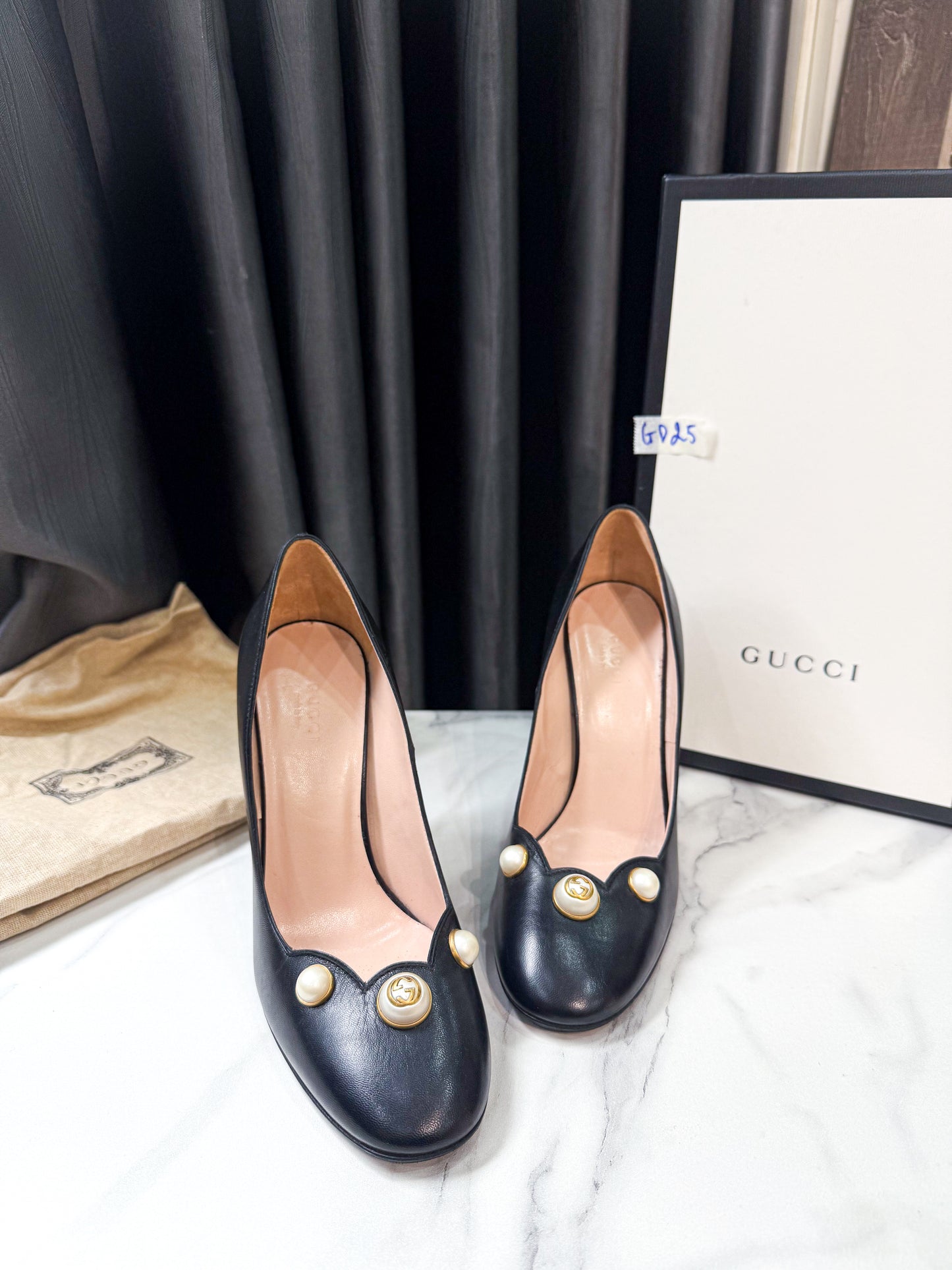 Giày Cao Gót Gucci Size 37.5 GD25