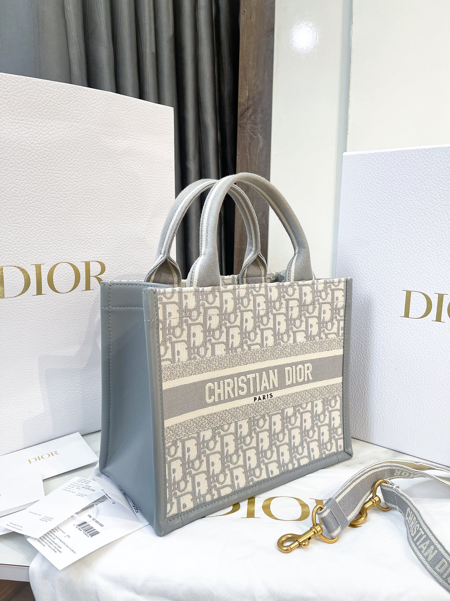 A Dior Book Tote Strap Size S