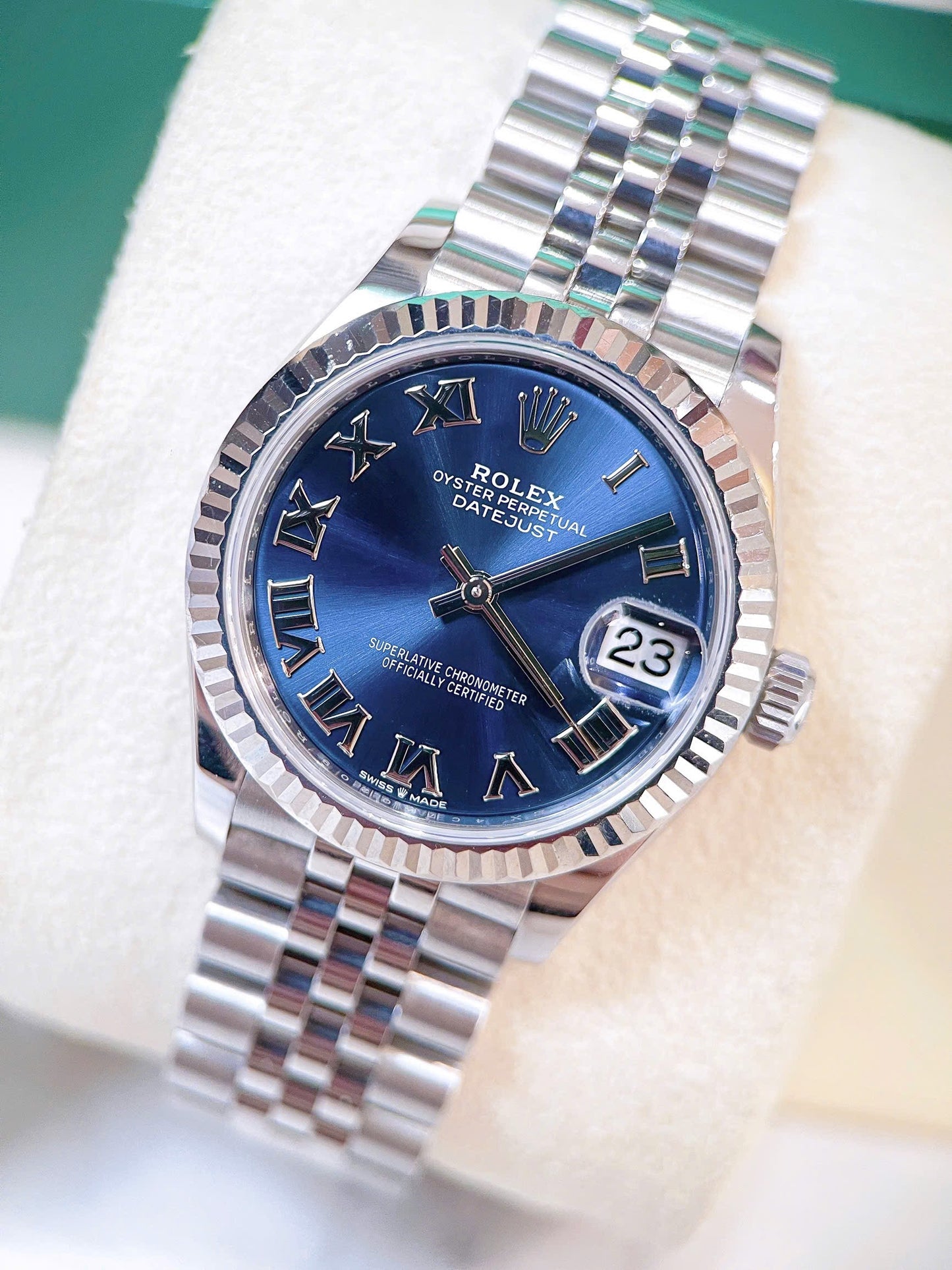 Đồng Hồ Rolex Datejust 278274 size 31mm Blue