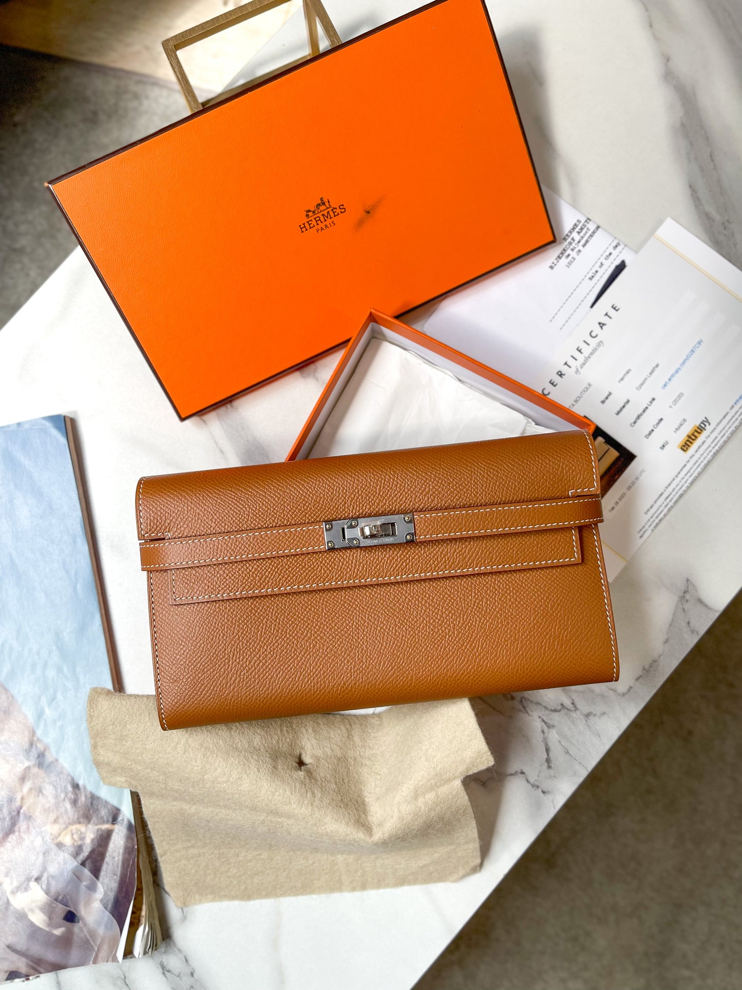 Hermes Kelly Wallet