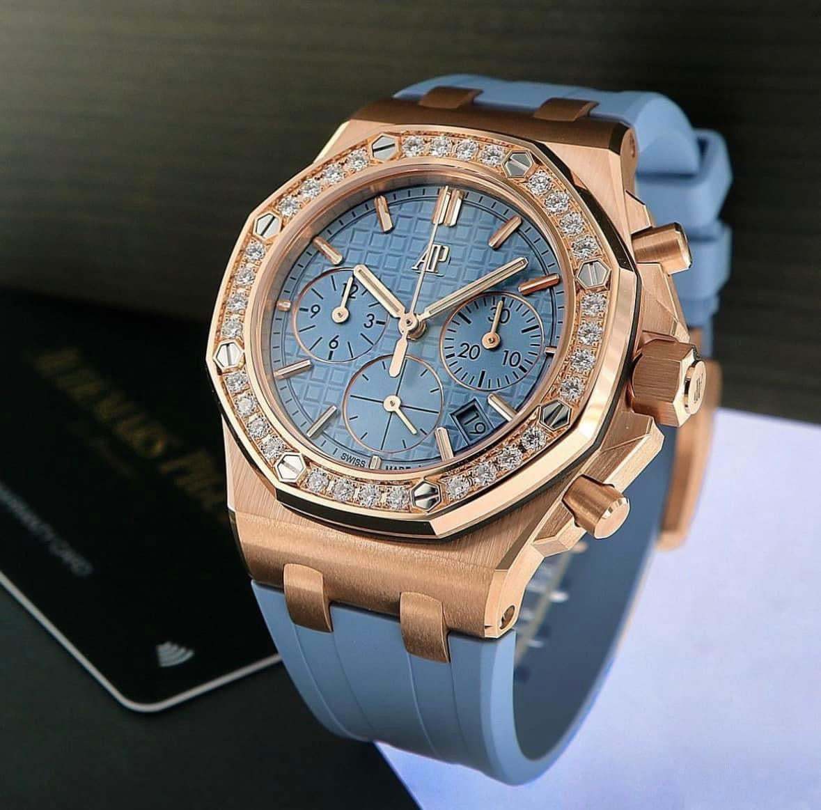 Đồng Hồ Audemars Piguet Offshore 26231OR Light Blue size 37mm