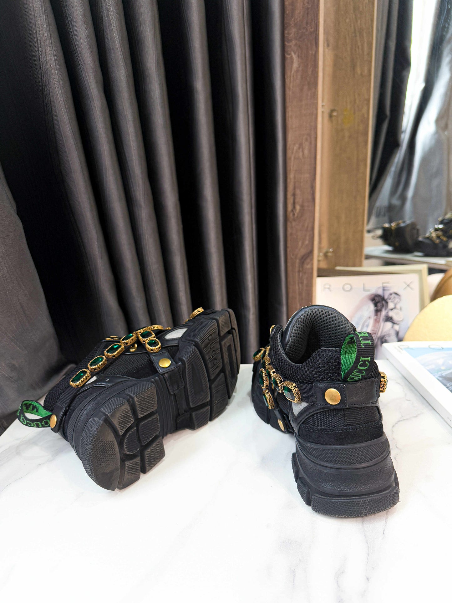 Giày Gucci Thanos Đen Size 35