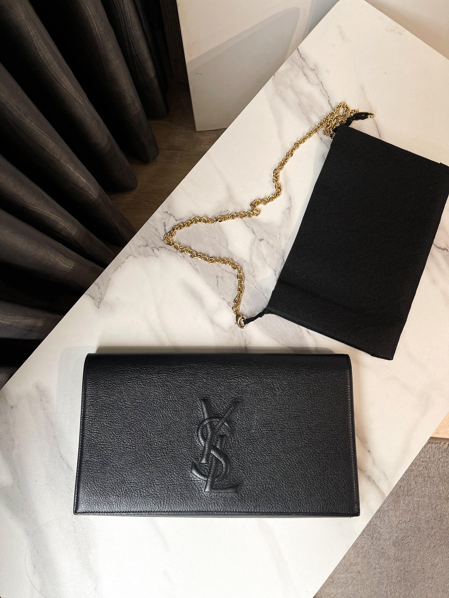 Clutch YSL Đen