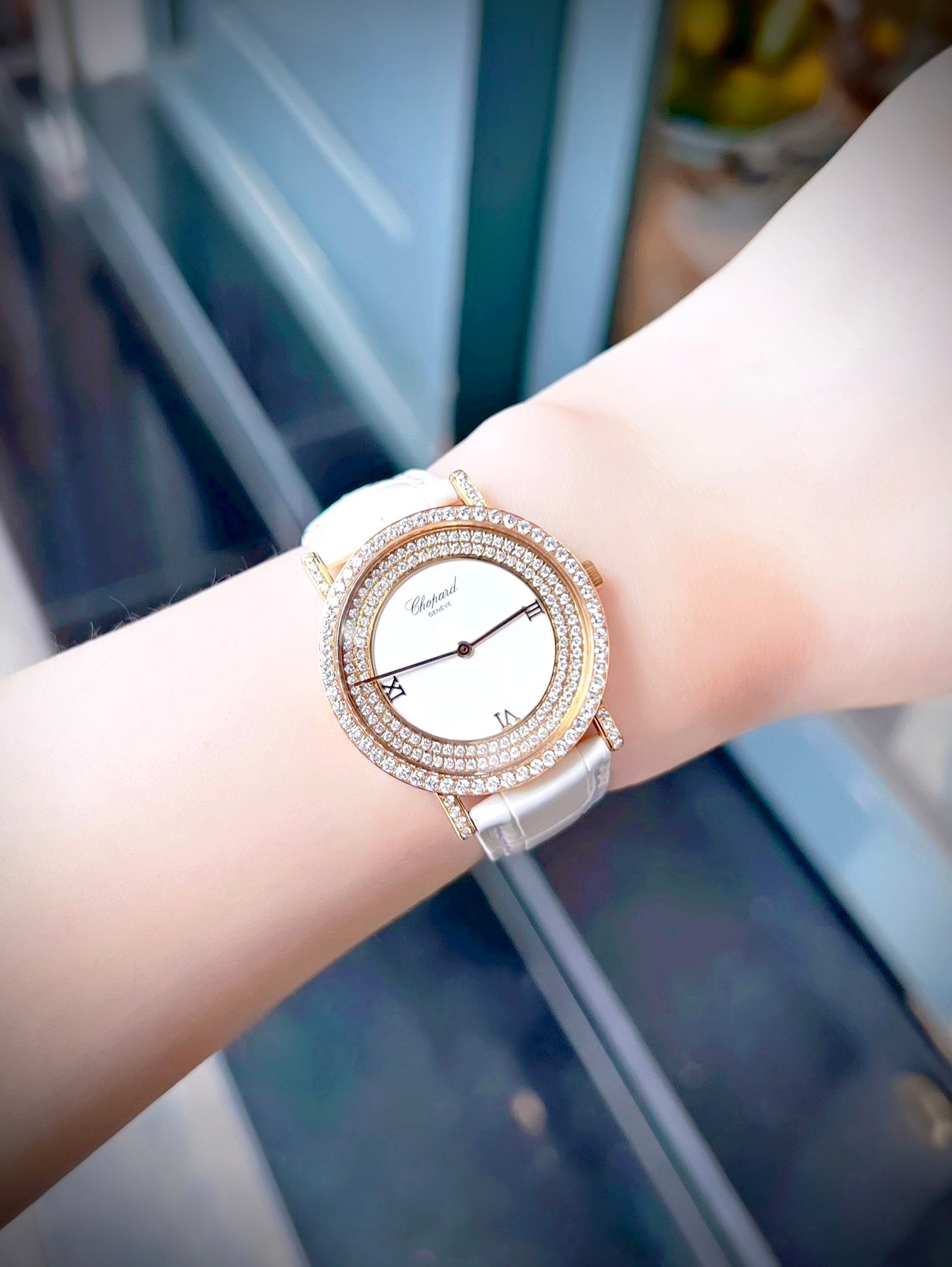 Đồng Hồ Chopard Gold Custom Diamond