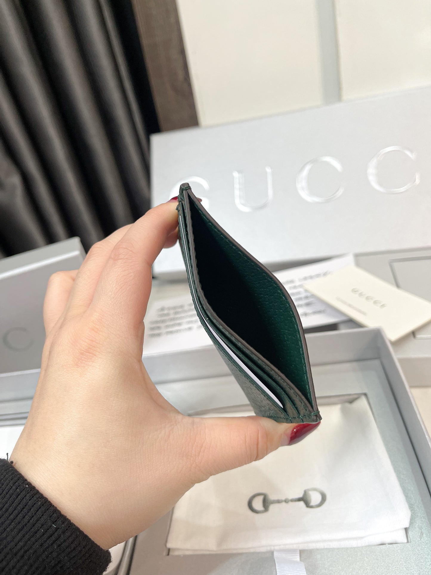 Set Card Holder & Gift Gucci New