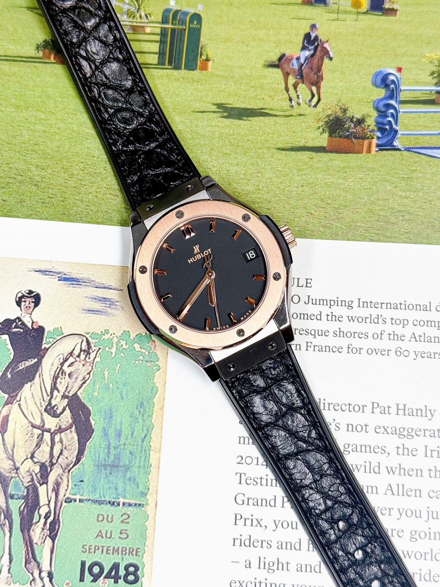 Đồng Hồ Hublot Classic Fusion Titanium King Gold 33mm