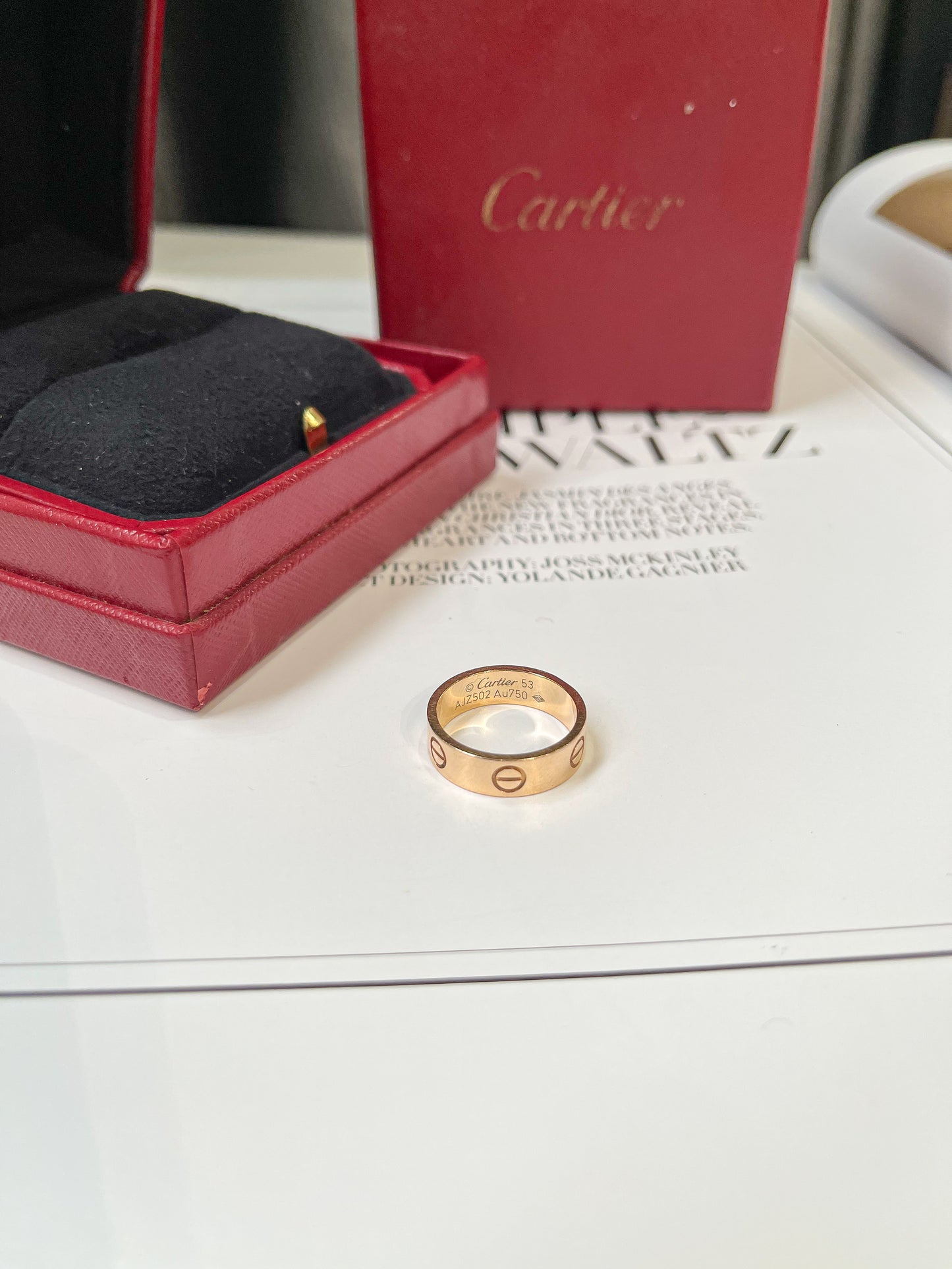 Nhẫn Cartier Size 53