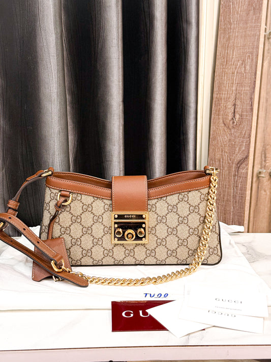 A A Gucci Padlock Shouder New TV22
