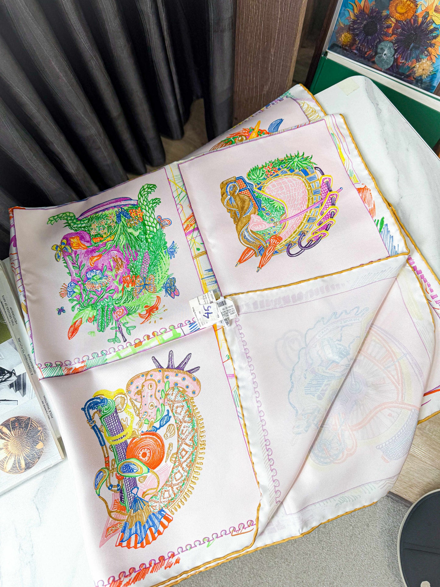 Khăn Hermes New Khổ 90x90 HN45 5/11