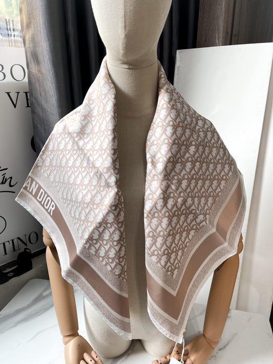 Khăn Lụa Dior New 2 Mặt