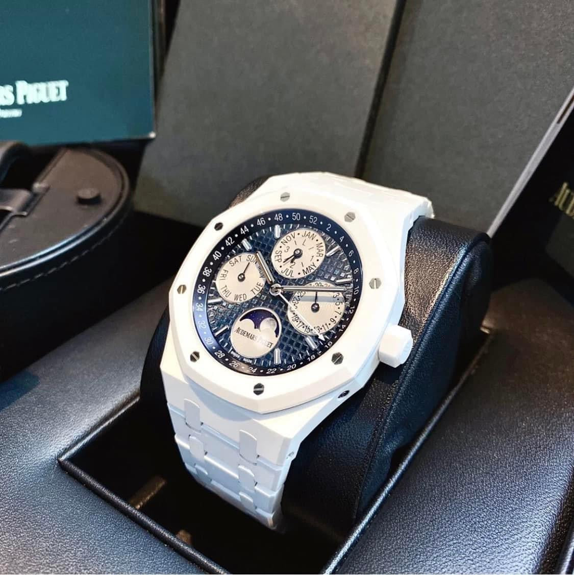 Đồng Hồ Audemars Piguet Royal Oak Perpetual Calander 26579CB Ceramic White