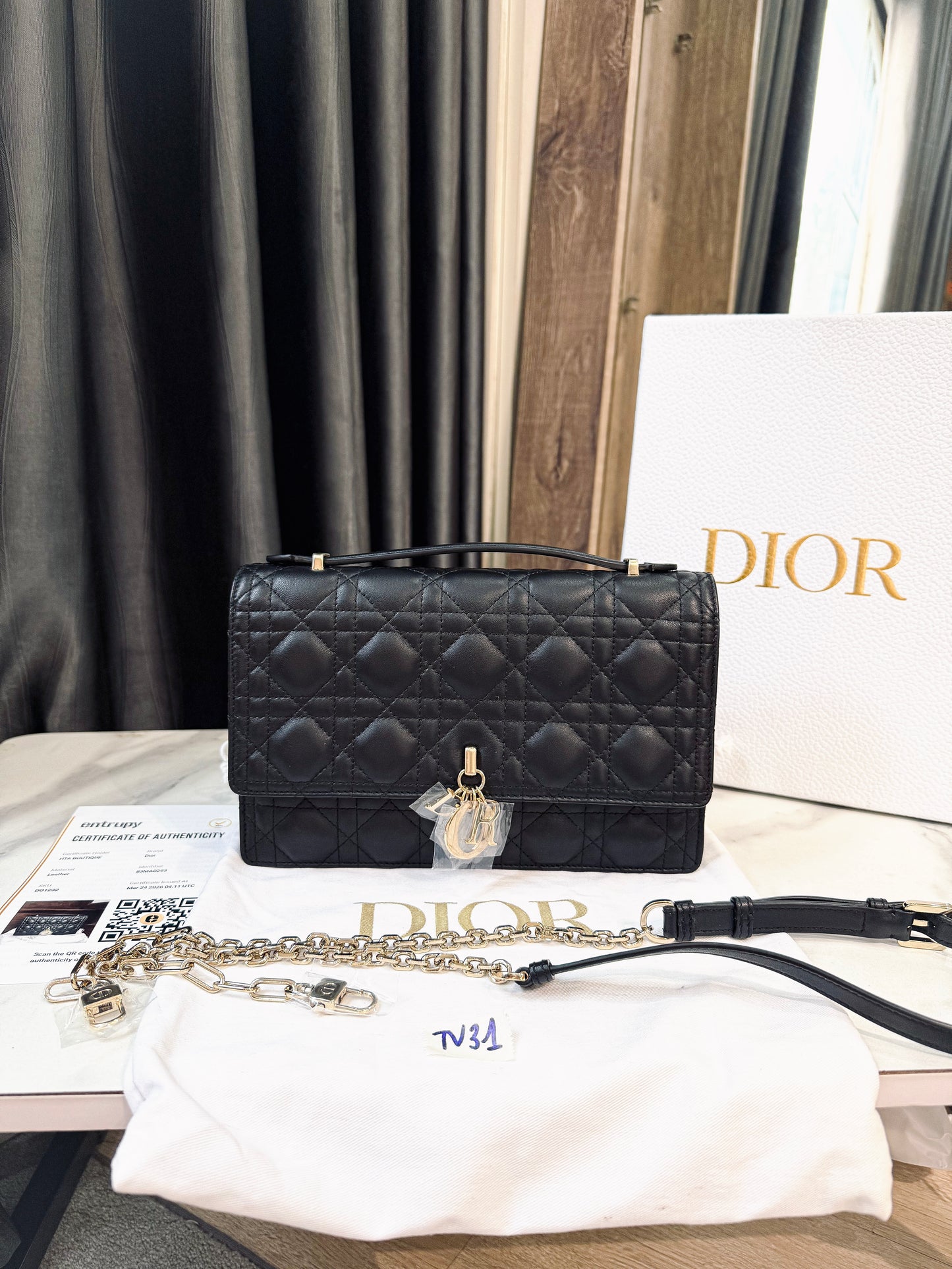 A A My Dior Top Handle Bag