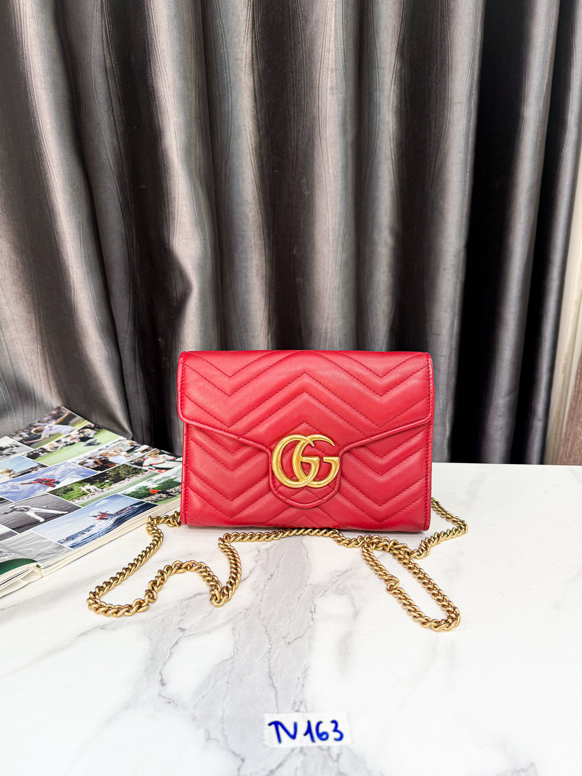 A A Gucci Marmont Crossbody TV163