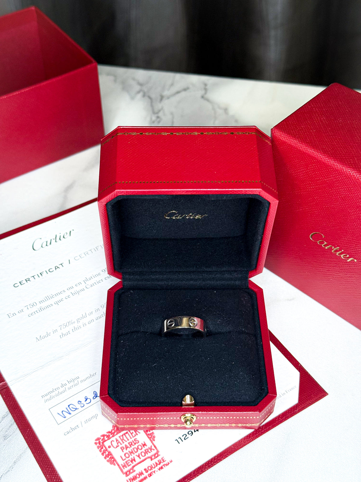Nhẫn Cartier Love Ring Size 54
