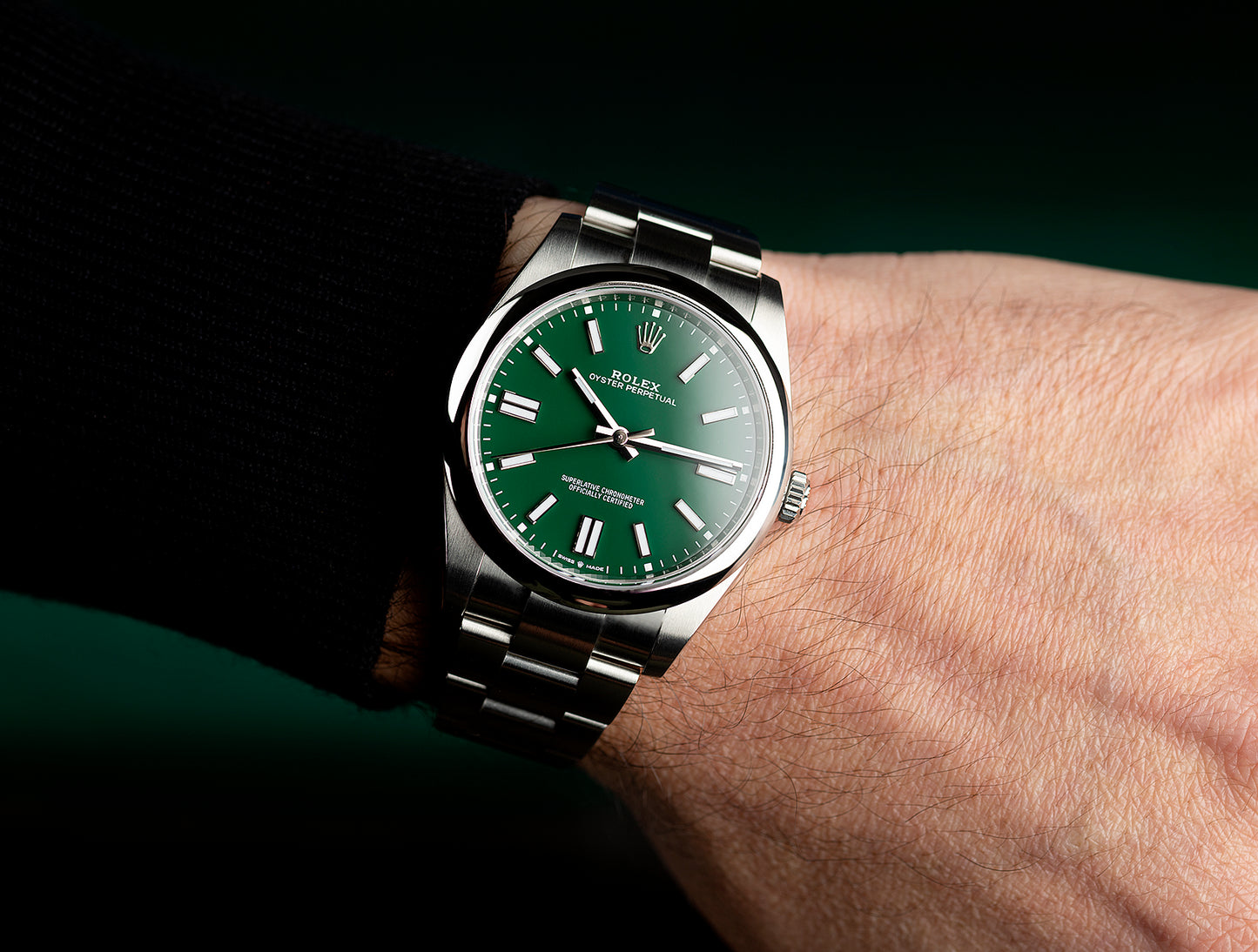 Đồng Hồ Rolex OP Green size 41