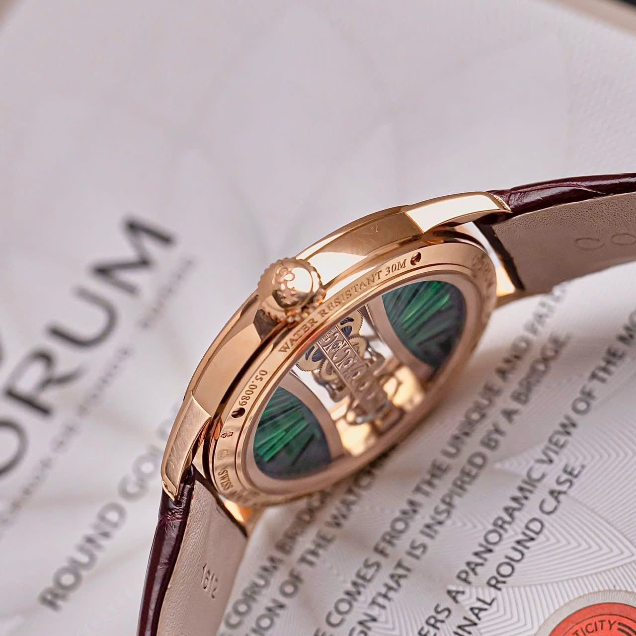 Đồng Hồ Corum Golden Bridge 39mm B113/03168 Green Dial