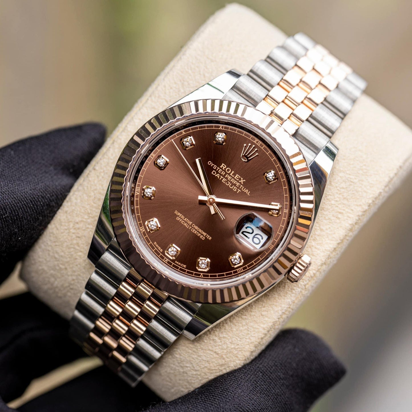 Đồng Hồ Rolex DateJust 126331 Chocolate size 41mm