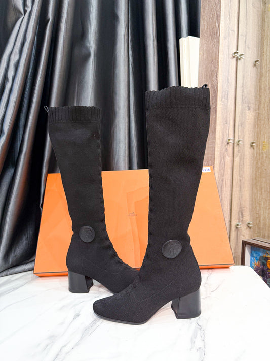 Boot Hermes Len Cao Cổ Size 35.5 GD36