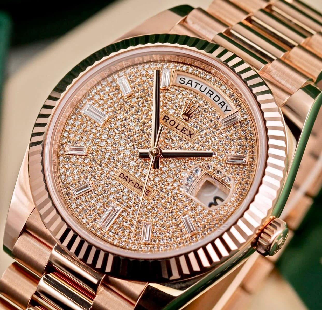 Đồng Hồ Rolex Day-Date 228235-0036 Rose Gold Size 40mm