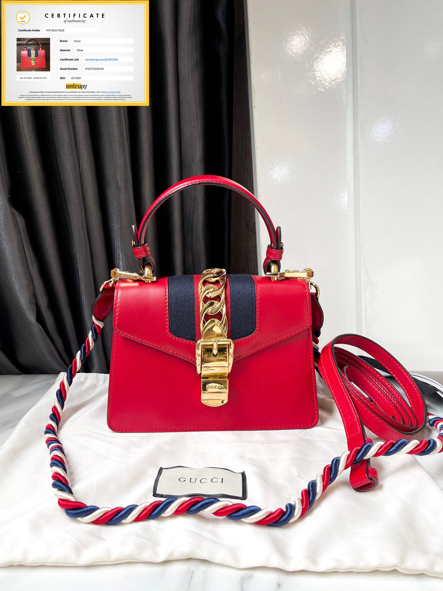 Gucci Sylvie Đỏ Mini