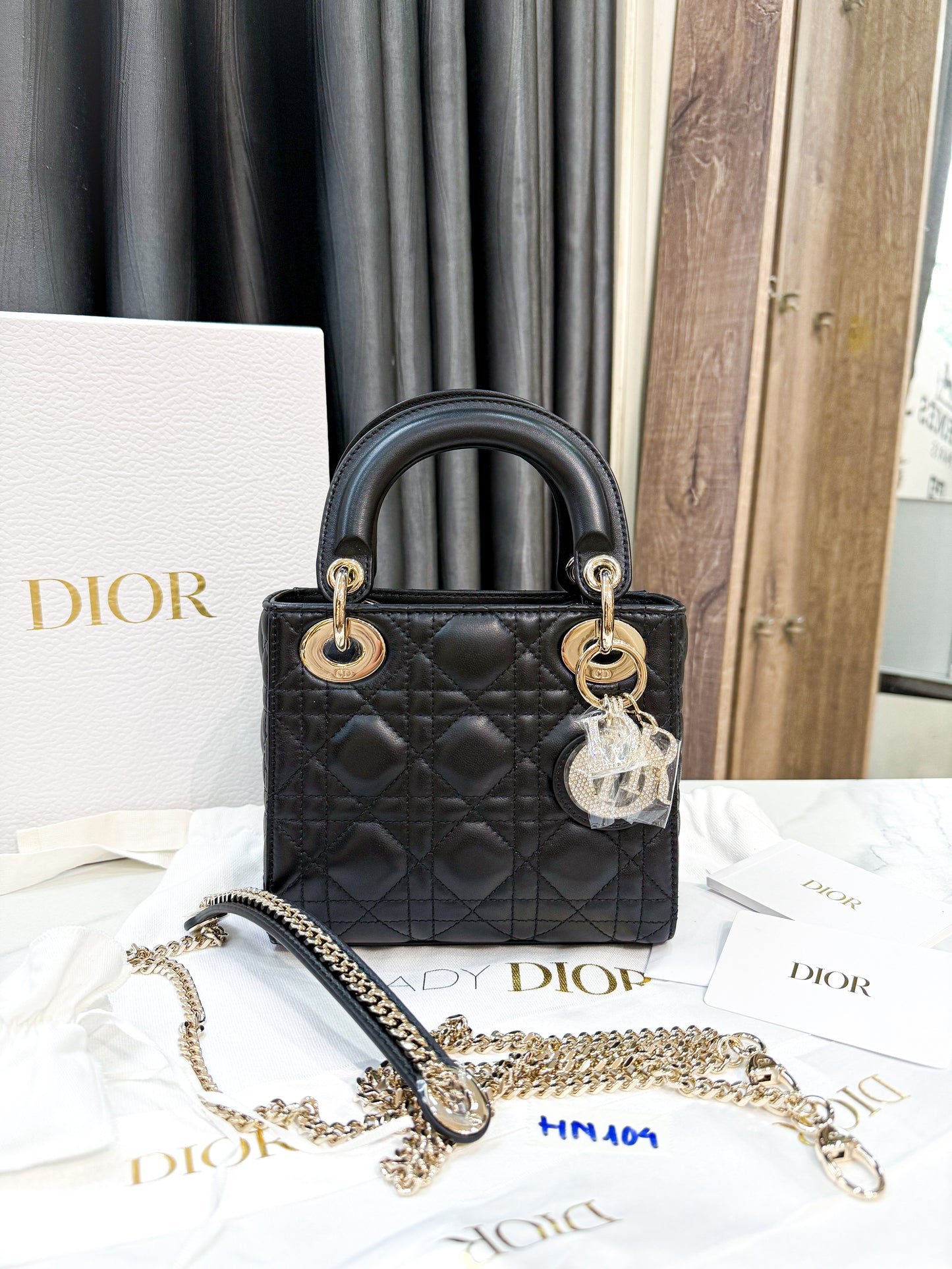 A A Dior Lady Size Mini New HN104