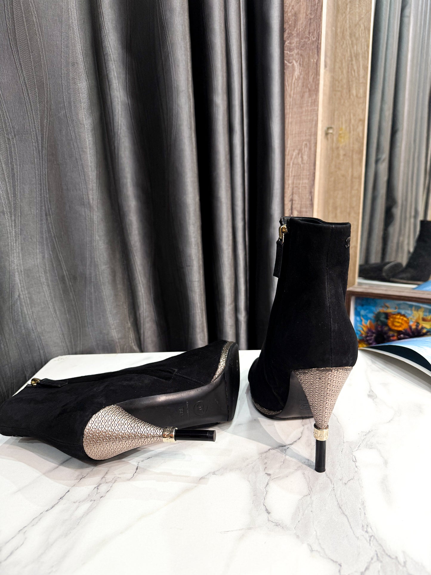 Boot Chanel Used Size 38.5