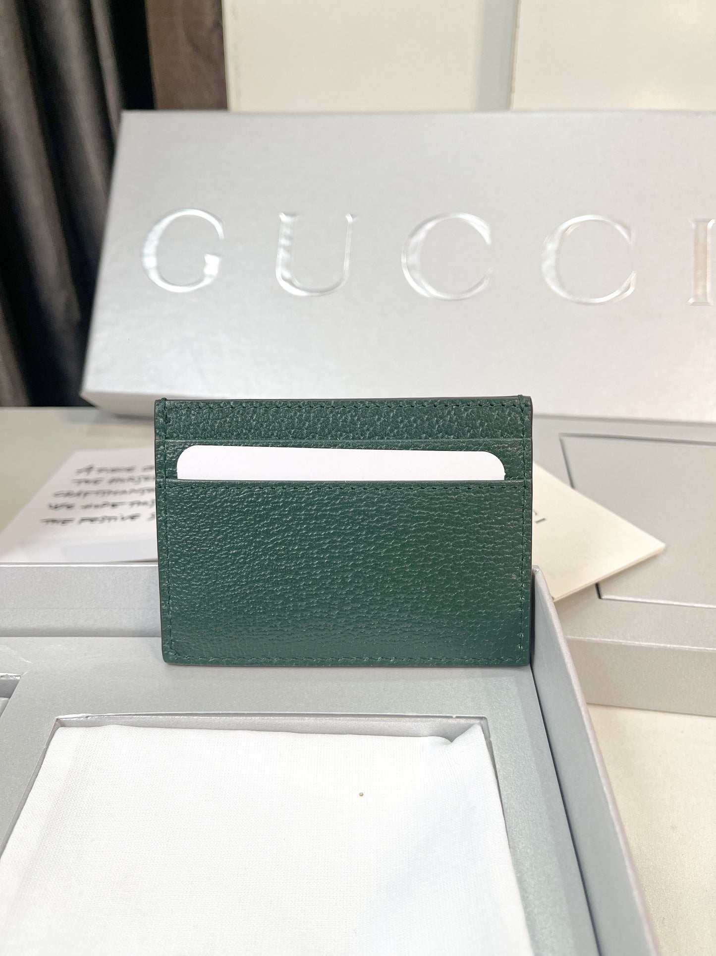 Set Card Holder & Gift Gucci New