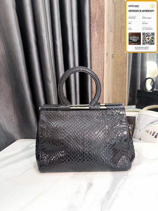 A Handbag Salvartore Da Trăn Python