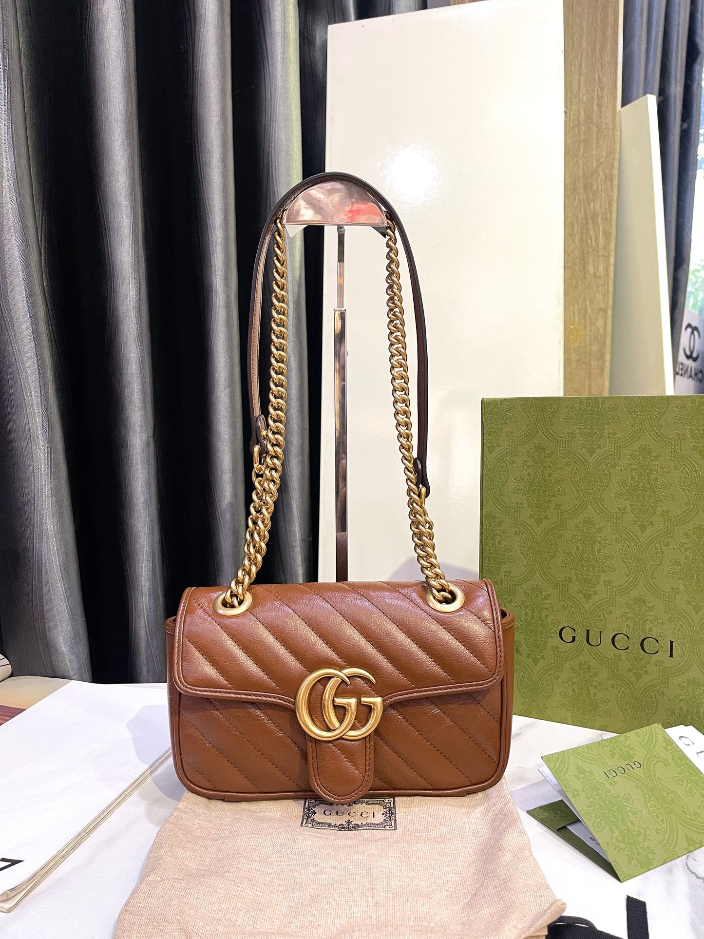 Gucci Marmont Size 22 Màu Nâu