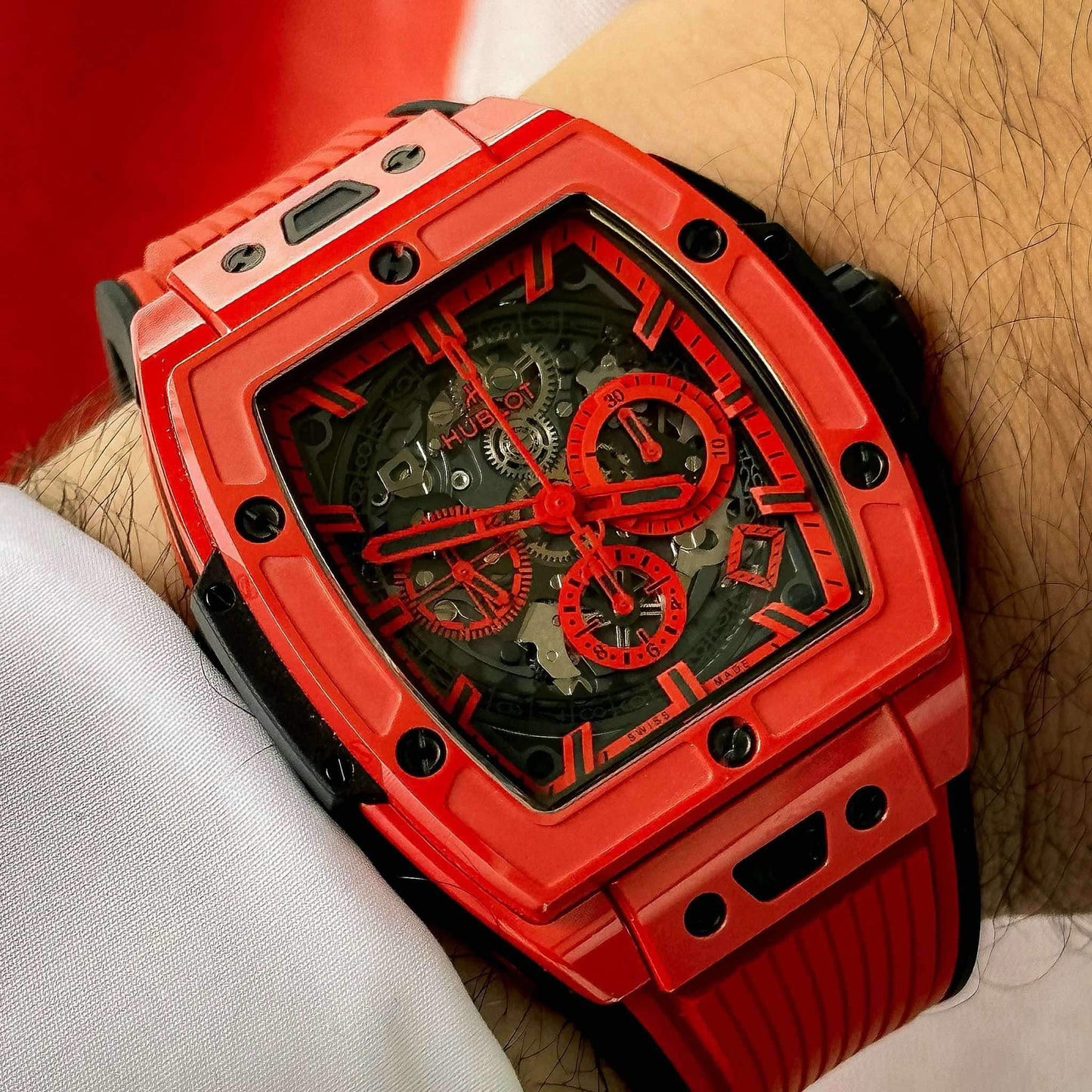 Đồng Hồ Hublot Spirit Of Bigbang Ceramic Red 42mm