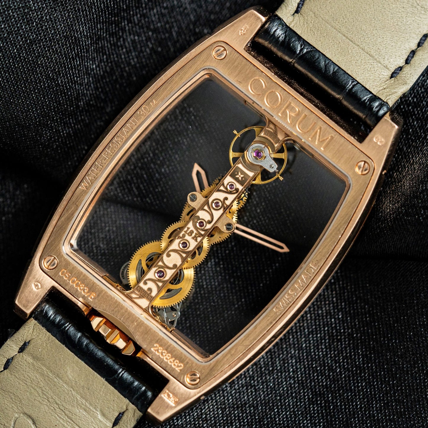 Đồng Hồ Corum Golden Bridge Rose Gold