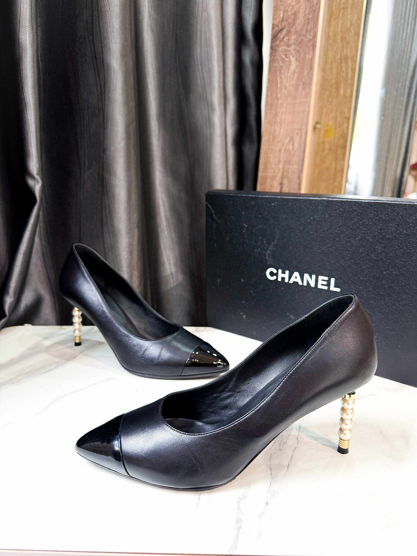 Giày Cao Gót Chanel Size 38c
