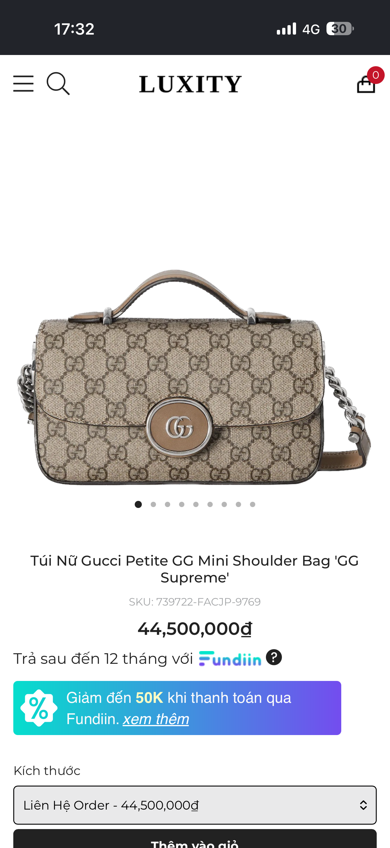 A A Gucci Petite New TV136