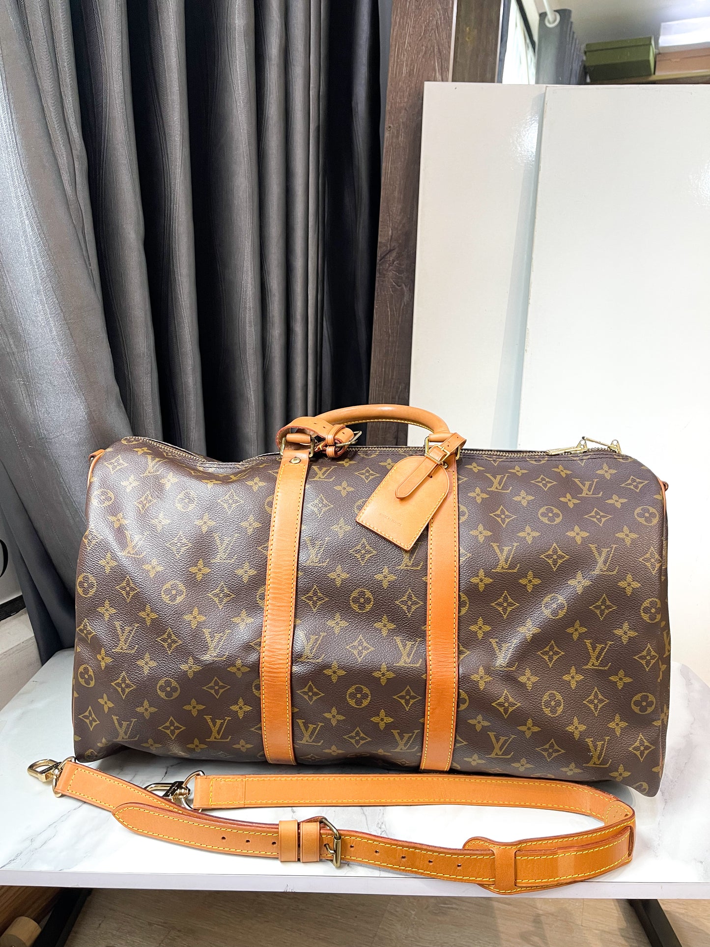 LV Keepall 50 Kèm Strap