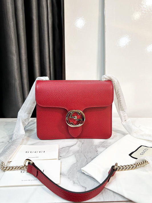 Gucci Interlocking Đỏ New