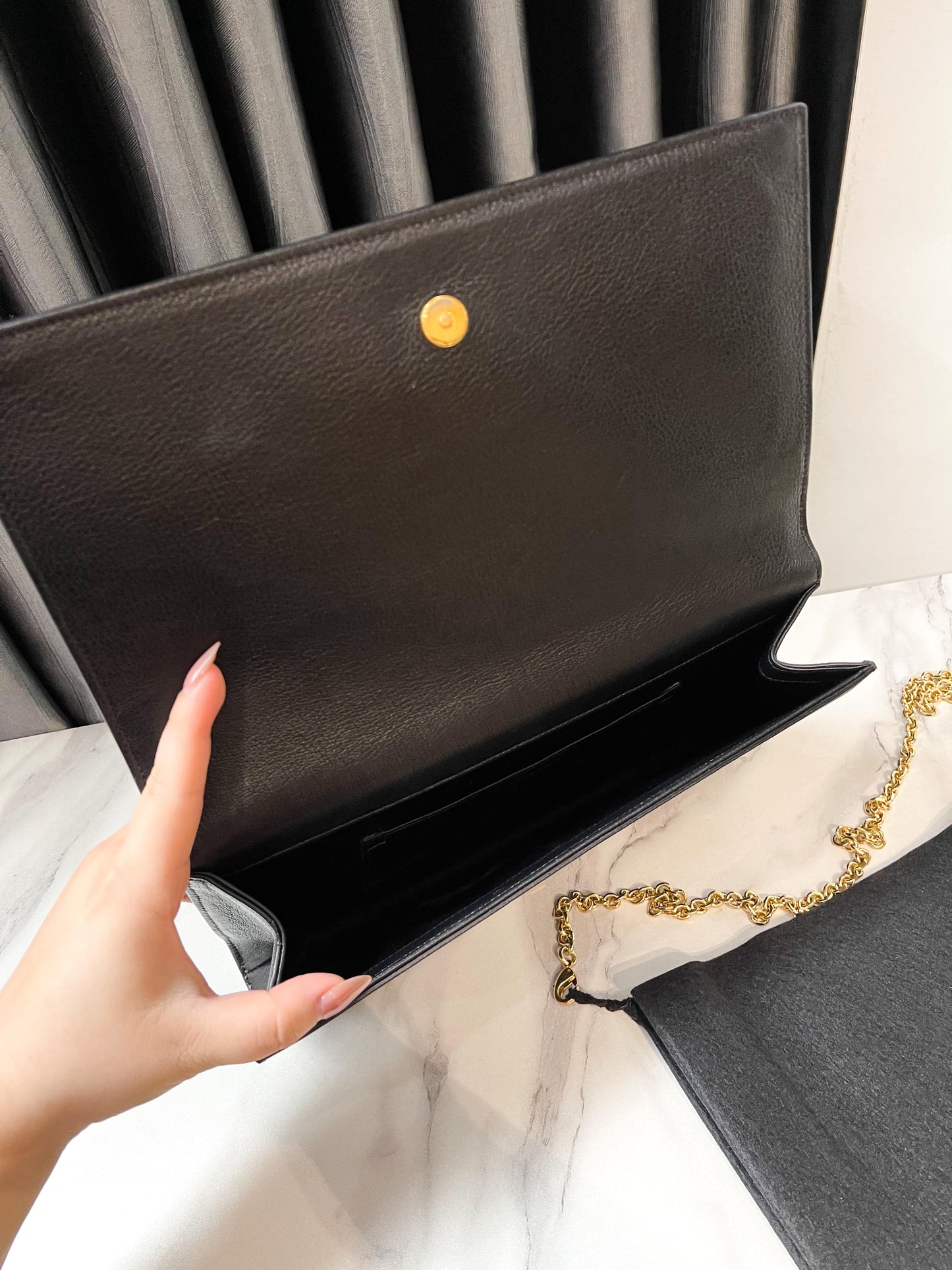 Clutch YSL Đen