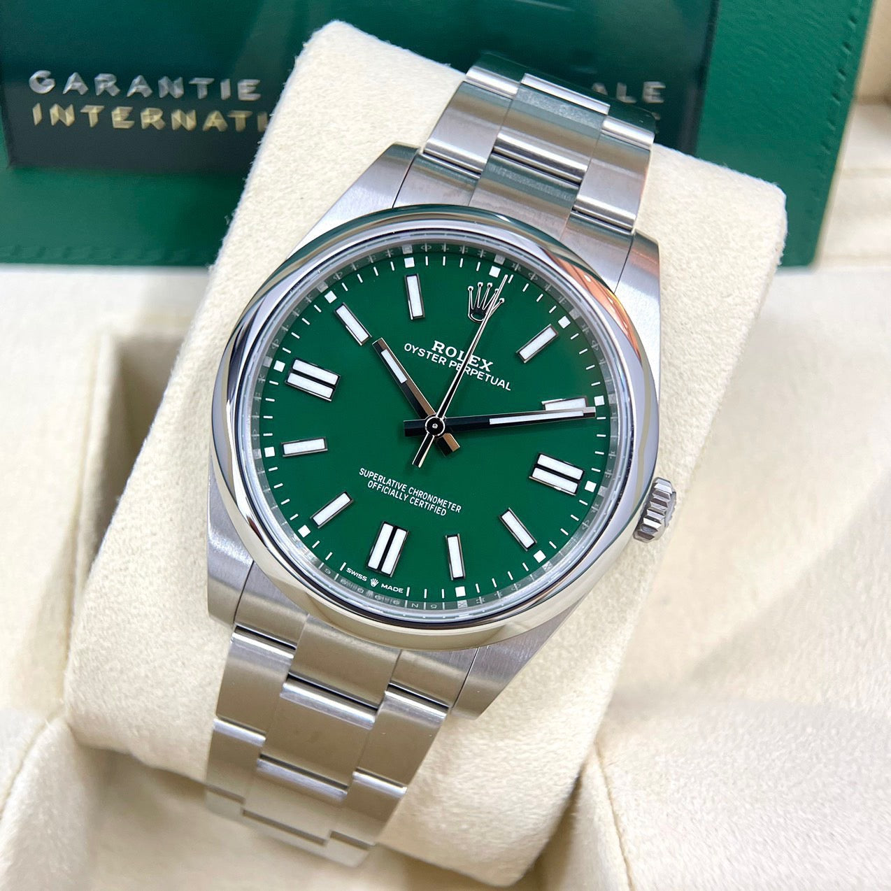 Đồng Hồ Rolex OP Green size 41