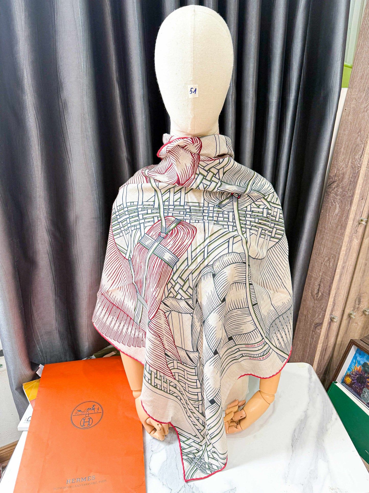 Khăn Lụa Hermes New HN51 5/11