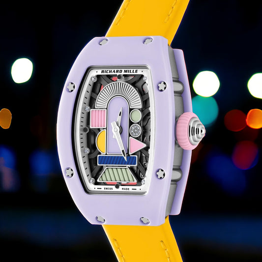 Richard Mille 07-01 Coloured Ceramics Lavender Pink