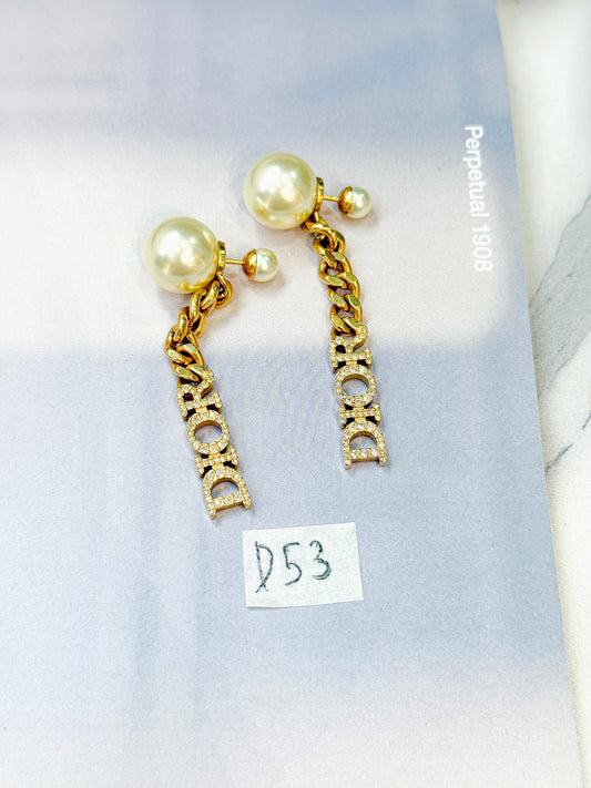 Khuyên Tai Dior Dáng Dài D53 4/10